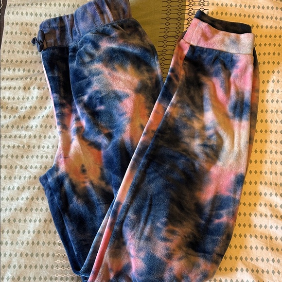 Tie-Dye Hoodie and Joggers Set Sweatsuit Tracksuit Ultra Soft Girls M - Picture 6 of 11